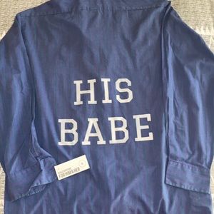 Hubs & Hers vintage His Babe button up